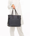 Zeborsa Checkered Tote Black