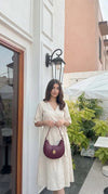 Zeborsa Crescent Shoulder Bag